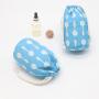 Custom Full Printing Round Bottom Cotton Gift Drawstring Gift Tableware Storage Bag Dust Cotton Packaging Pouch