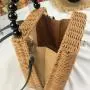 OEM ODM Sac A Main En Rotin Femme De Plage Bolsa Feminina Bali Woven Women Ladies Vintage Mini Rattan Beach Sling Tote Bags
