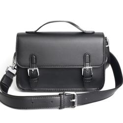 ZR499 Men Bag New Leather Briefcase Handbag Postman Single Shoulder Crossbody Bag PU Business Youth Vertical Boy Shoulder Bag