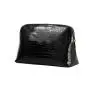 Luxury Crocodile PU leather Travel Cosmetic Bag Women Makeup Pouch