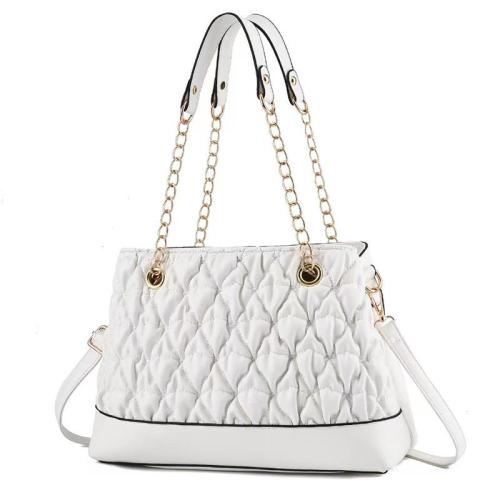 Custom Logo Pu Leather Messenger Bag Large Square Classic Female Handbag
