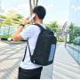 ZWY074 Simple Men's Outdoor Solar Backpack Unisex New Nylon Cycling Travel Camping Shoulder Bag Waterproof Eco-friendly Backpack