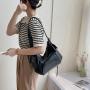 Women's bag new large capacity fashion casual messenger bag simple solid color shoulder bag