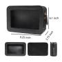 Portable Travel EVA Clear Toiletry Cosmetic Bag Case for Heavy Duty Make Up Pouch with Transparent Vinyl Windows