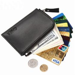 KHF100 2023 New Creative Ladies Zip Coin Purse Bank Credit Card Bag Fashion Plain Wallet Money Clip Wholesale