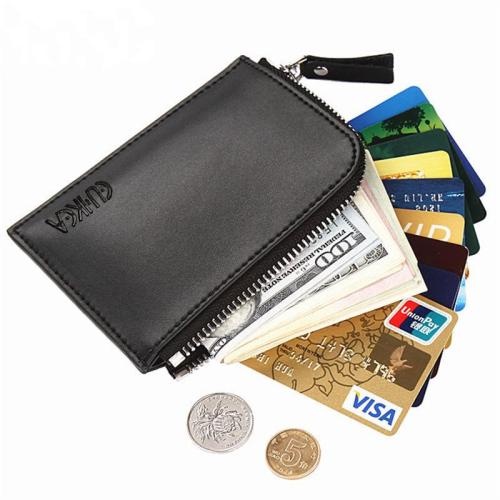 KHF100 2023 New Creative Ladies Zip Coin Purse Bank Credit Card Bag Fashion Plain Wallet Money Clip Wholesale