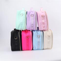 Keymay Stock Work Outdoor Travel Picnic Cooler Bag Nylon Shoulder School Kids Lunch Box Insulated Lunch Bag