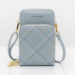 New Fashion Women's Large Capacity Mobilephone Bag China Wholesale PU Woman Bag 2021 Cross Bag Designer Purse With Three