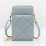 New Fashion Women's Large Capacity Mobilephone Bag China Wholesale PU Woman Bag 2021 Cross Bag Designer Purse With Three
