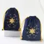 Custom Logo Printed Gift Velvet Jewelry Bag Drawstring Dust Packaging Perfume Velvet Pouch