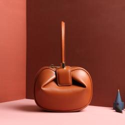 Fashionable design handbag retro dumpling bag cloud genuine leather women's bag