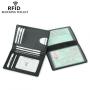 Cheap Selling Men's Leather Slim Wallets RFID Blocking Card Bag Vintage Brown Credit Card Set Holder Money Clip