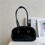 2024 new Fashion plain  big shoulder bags women handbags ladies temperament PU leather women hand tote bag