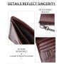 XL292 Men's Genuine Leather Short Wallet Soft Comfortable Purse Gift Packaging Box Card Holders Accept Customized Logo