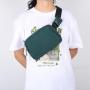 38 Colors Custom Ladies Running Belt Waist Bag Mini Small Sling Chest Fanny Pack Waterproof Nylon Crossbody Bag Women