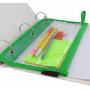 Gelory Pencil Pouch Stationery Bags Zipper Pencil Bag with PVC Window Zipper Pen Case Cosmetic Makeup Pouch School Pencil Bag