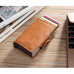 Credit card holder, metal card box, high-quality aluminium alloy anti-magnetic credit card box, bank card box, money clip