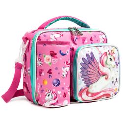 Wholesale Cartoon Cute Animal Insulated Lunch Box Tote Picnic Food Cooler Pouch Dinosaur Thermal Lunch Bag for Kids Girl Women
