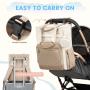 LOVEVOOK OEM Multifunction Waterproof Travel Baby Diaper Tote Bag with Changing Pad Pacifier Case Fashion Travel Mommy Backpack