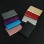 Stock metal RFID wallet automatic pop up aluminum slim card holder case with stick card holder