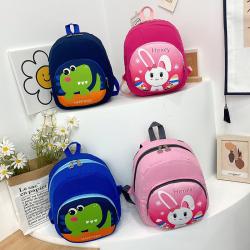 Gelory New Arrival Kindergarten Girls Boys Cute Cartoon School Bag Nylon Lightweight Small Backpack For Kids