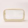 New Trends Clear PVC Plastic Bag For Makeup Brushes Makeup Zipper Pouch Custom Transparent Travel Cosmetic Bag