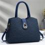 ZR642 Woman Bag Handbag Retro PU Fashion Female Latch Portable Big Shoulder Underarm Bag Girl Versatile Tote Bag Shopping Party