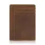 Slim Wallet RFID Front Pocket Wallet Minimalist Secure Thin Credit Card Holder ID Cards