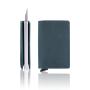 Vintage Genuine Leather Pop Up Wallet Minimalist Crazy Horse Leather Aluminum Card Holder Men Wallets