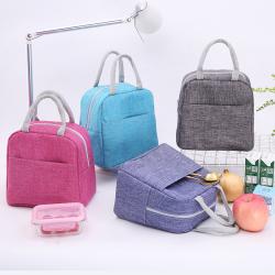 Gelory Reusable Kids Tote Lunch Box Small Insulated Lunch Cooler Bag For School Work Office