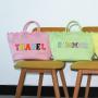 Keymay Rts Stock High Quality Plain 6 Colors Zip Inside Pocket Canvas Fringe Tote Bag Beach Bag Fringe Bag Girls Women Handbag