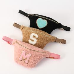 Keymay Bag Teddy Waist Bag Outdoor Sports Running Waterproof Belt Pouch Purse Men Ladies Fanny Pack Custom
