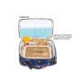 kids school bag with lunch box and water bottle outdoor square food Cooler Bag  aluminum foil waterproof leakproof 5mm EPE foam