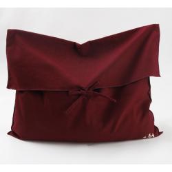 Reusable Custom Logo Printed Cotton Envelope Underwear Pouch Large Twill Cotton Clothes Dust Packing Envelope Bag