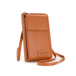 2024 Hot Selling Shoulder Makeup Bag Wallet Solid Color Women Crossbody Shoulder Mobile Phone Bags