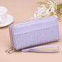 KBW268 2023 Long Wallet Women Fashion Large Capacity Money Clip Good Quality Exquisite Soft Leather Wallet Clutch Women