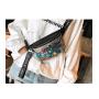 2022 Lady Designer Bag Fashion Painting Graffiti  Zipper Waist Purse for Women Celebrity Casual Cross-slung Chest Bag