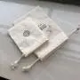 Wildflower Seed Sack, Drawstring Cotton Seed Bag