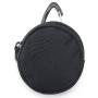 Gelory China Wholesale Daily Mini Black Round Coin Purse Keychain Pouch Accessories Case