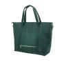 China Bag Vendor Low MOQ Customized Printing Shopping Bags Waterproof Nylon Large Women Tote Bag With Pocket For Trolley