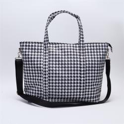 Fashion Cute Nylon Zipper Waterproof Adjustable Strap Large Capacity Outdoor Travel Shopping Printed Designer Custom Tote Bag