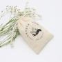 Eco-Friendly Cotton Muslin Drawstring Christmas Gift Bag Small Jewelry Cosmetic Makeup Packaging Dust Cotton Pouch