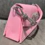 2024 Custom Crystal Bowknot Silk Shoulder Underarm Bag For Ladies Women Design