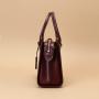 Luxury Simple Design Custom Logo Women Pu Vegan Leather Bag Ladies Handbags And Purse