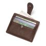 CUIKCA Women Men Wallet 1120 Genuine Leather Carteira Cowhide HASP Slim Wallet Purse Business ID Credit Card Cases Card Holders