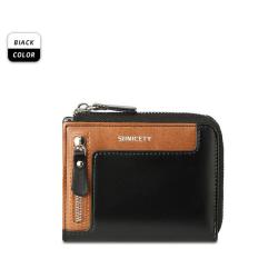 KBW145 Hot Sale Men Wallet Fashion PU Leather Zip Men Leather Wallet Money Clip RFID Multi-card Space Function ID Card Holder