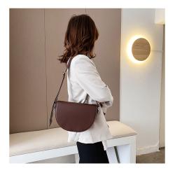 New 2023 Small Thread Zipper Bag  Fashion Hybrid Messenger Saddle Winter Shoulder Bag Tote Bag for Women's