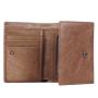 OEM193 Genuine Cow Leather Men Wallets ID & Credit Card Holders Note Compartment Short Wallets Vintage Purses For Male