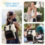 LOVEVOOK Custom Waterproof Daily Baby Diaper Bag with Changing Pad & Pacifier Case Fashion High Quality Mommy Bag Backpack