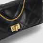Designer Luxury Shoulder Bags Fashion Soft Leather Quilted Bag Folded Lady Chain Bag